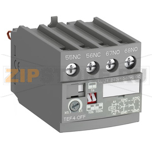 Таймер электронный, фронтальный, TEF4-OFF ABB 1SBN020114R1000 