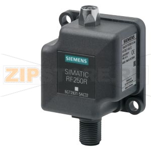 SIMATIC RF200 Reader RF250R IO-Link IO-Link interface without antenna IP65, -25 to +70 &amp;#176;C, 50x 50x 30 mm, can be operated with: ANT 1, 3, 3 NO, 8, 12, 18, 30; 8 byte IO; 38.4 Kbps Siemens 6GT2821-5AC32 