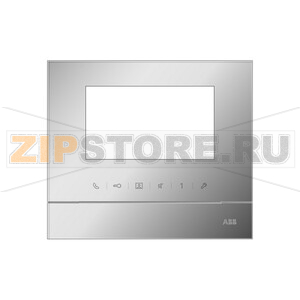 Рамка для абонентского устройства 4.3″, белый глянцевый ABB 2TMA070130W0060 