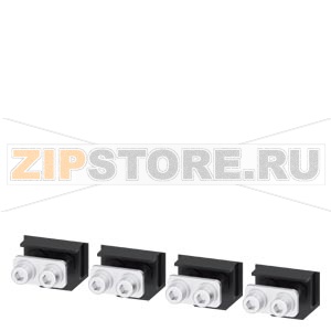 front main circuit connections, 4 units for fixed-mounted circ. breaker accessory for circuit breaker 3WL10 / 3VA27 Siemens 3VW9011-0AL02 