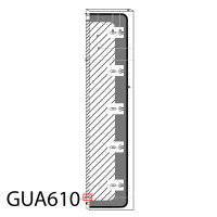 Internal window seal Gierre FEV 166M