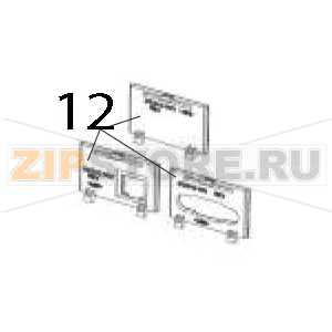 Rear bezels and WiFi bezel for standard models: serial, ethernet, no options, WiFi (1 of each) Zebra ZD421 Thermal Transfer Rear bezels and WiFi bezel for standard models: serial, ethernet, no options, WiFi (1 of each) Zebra ZD421 Thermal TransferЗапчасть на деталировке под номером: 12