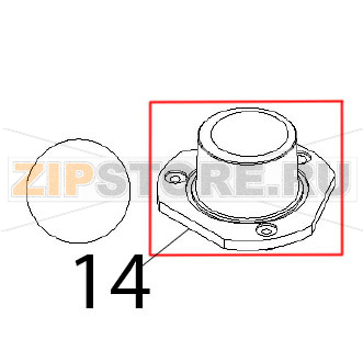 Supporto bruc. Angelo Po 1G1FA0G Supporto bruc. Angelo Po 1G1FA0GЗапчасть на деталировке под номером: 14