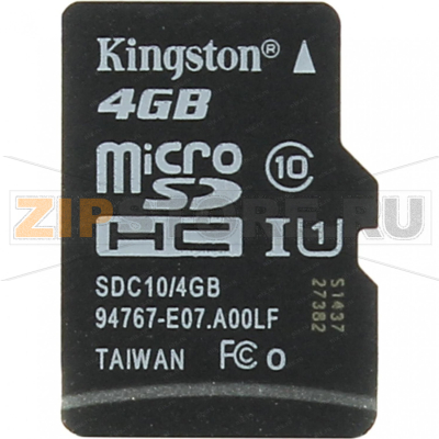 Карта памяти 4 Гб Kingston SDC4-4GBSP 