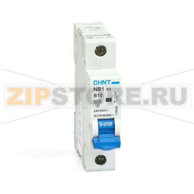 Выключатель автоматический 10 А, 6 кА, 1 полюс Chint NB1-63 
