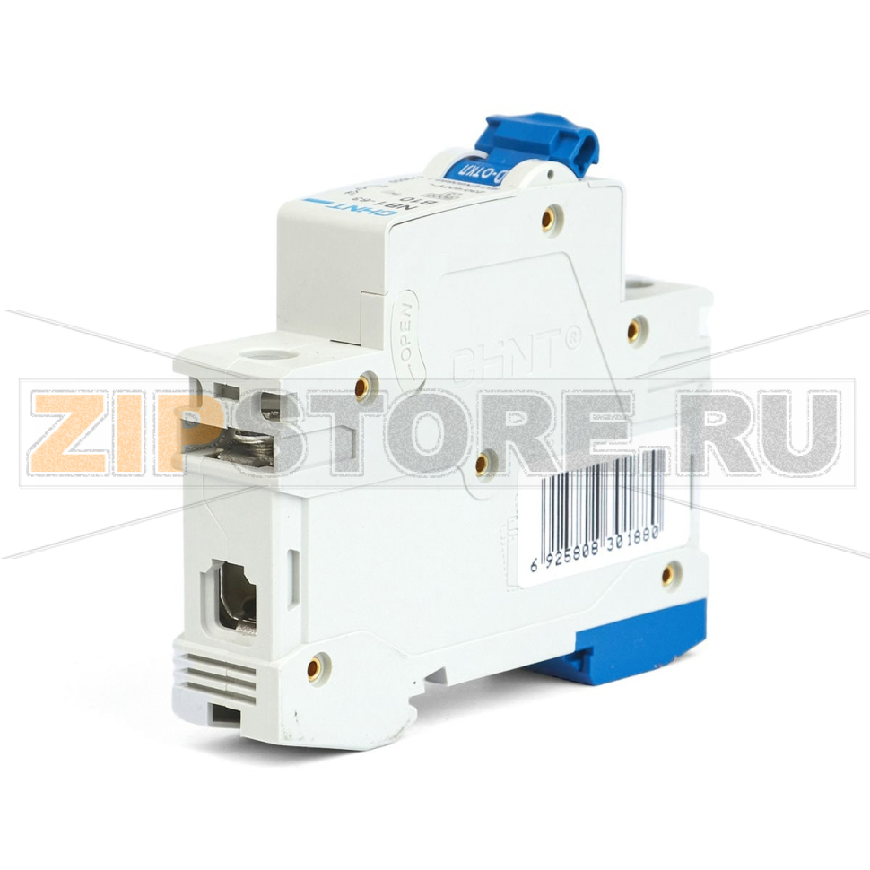 Выключатель автоматический 10 А, 6 кА, 1 полюс Chint NB1-63 