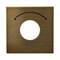 Накладка для выключателя с ключом, античная латунь ABB 2CLA855300A1201