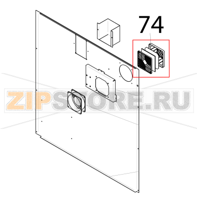 Air filter Piron P920RXS Air filter Piron P920RXSЗапчасть на деталировке под номером: 74