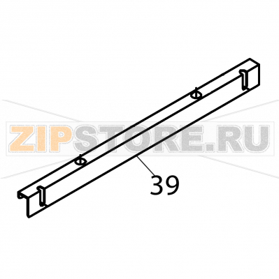 Soporte panel posterior Fagor FI-200 Soporte panel posterior Fagor FI-200Запчасть на деталировке под номером: 39Название запчасти Fagor на английском языке: Soporte panel posterior FI-200.