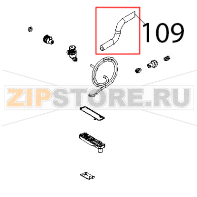 Tubo silicone venturi D25 Unox XVC 515G Tubo silicone venturi D25 Unox XVC 515GЗапчасть на деталировке под номером: 109