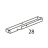 Gear rack cover Godex EZPi-1300