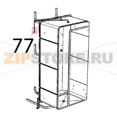 Riduzione intermedia D10-D8 Unox XVC 1005EP Riduzione intermedia D10-D8 Unox XVC 1005EPЗапчасть на деталировке под номером: 77