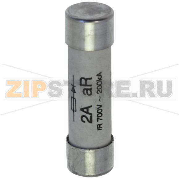 Предохранитель, 2 A, AC 700 В, 200 кА, 14x51 мм, aR, UL Eaton 700V 2AMP S/COND FERRULE 14.3x50. 