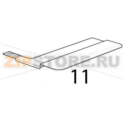 Evaporator cover Scotsman MAR 78 SPLIT Evaporator cover Scotsman MAR 78 SPLITЗапчасть на деталировке под номером: 11