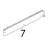 Profilo inf. inox facciata muffola Unox XB 403