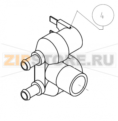 Elettrovalvola acqua 2 vie 90 3/4 230V Imesa LM 23                                   Elettrovalvola acqua 2 vie 90 3/4 230V Imesa LM 23Запчасть на сборочном чертеже под номером: 4Название запчасти на итальянском языке: Elettrovalvola acqua 2 vie 90 3/4 230V Imesa LM 23