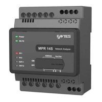 Анализатор сети 12-50 В/DC, цифровой Entes MPR-17S-23-D