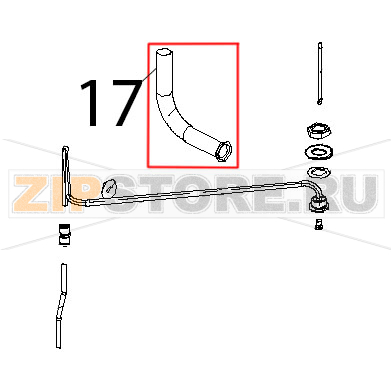 Camino fumi inox standard Unox XB 403G Camino fumi inox standard Unox XB 403GЗапчасть на деталировке под номером: 17