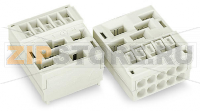 Опора для проводников; с прямым заземляющим контактом; 3-пол.; 2,50 mm; белые Wago 267-303 Универсальная модульная система соединения, от 5 до 11 контактовВозможность расширения системы в будущемКомпактный дизайн...