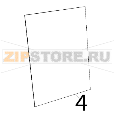 Internal glass 743x940x6, BETFL Unox XB 895 Internal glass 743x940x6, BETFL Unox XB 895Запчасть на деталировке под номером: 4