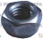 SELF LOCKING HEXAGONAL NUT M6