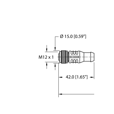 Кабель Turck RKC 4.4T-0.5-RSM 40/S3520 