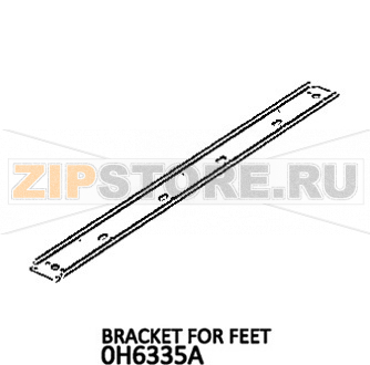 Bracket for feet Unox XV 893 Bracket for feet Unox XV 893Запчасть на деталировке под номером: 134Название запчасти на английском языке: Bracket for feet Unox XV 893