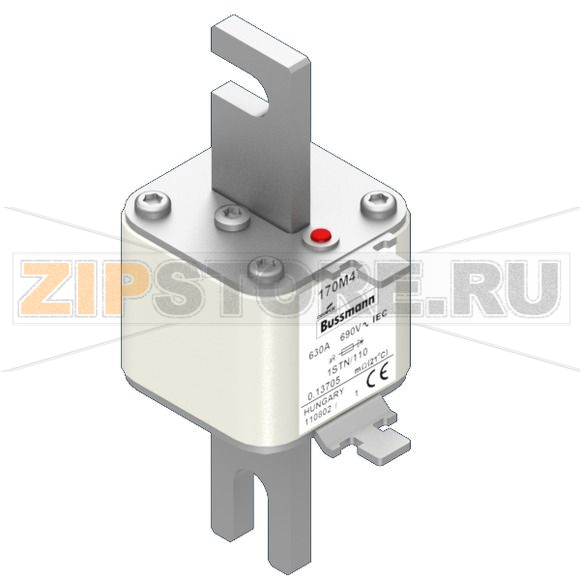 Предохранитель, 630 A, AC 690 В, 200 кА, size 1, 52x52x140 мм, aR, IEC Eaton FUSE 630A 690V 1ST 