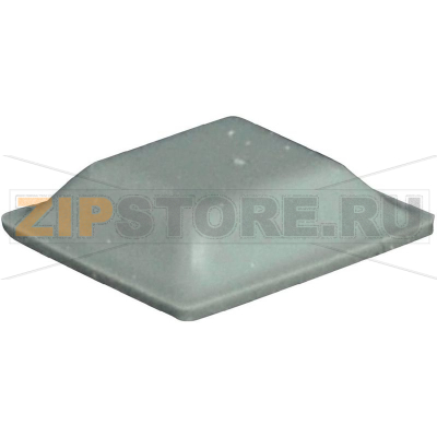 Ножка приборная 12.7х12.7х3.1 мм, клейкая, серая, 1 шт Toolcraft PD2127G 