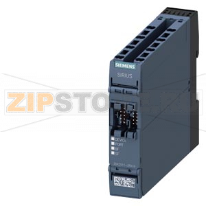 SIRIUS, интерфейсный модуль, интерфейс PROFINET для предохранительного реле 3SK2, начиная с версии E05, и 3RK31, начиная с версии E04, интерфейс PROFINET-IO 100 Мбит/с, RJ45, установочная ширина 22,5 мм, пружинная клемма, возможность параметрирования чере 