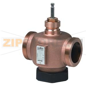 VVG41.40 - 2-ходовой седельный клапан, наружная резьба, PN16, DN40, kvs 25 Siemens VVG41.40 