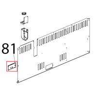 Piastrina passaggio cavi accessori C.T. Unox XBC 404