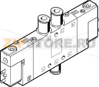 Распределитель с электроуправлением Festo CPE14-M1BH-5J-QS-8 