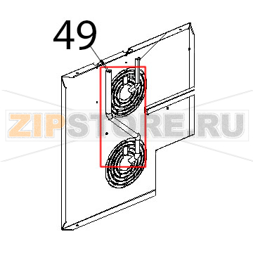 Tubo interno umidita DX D=16, SP=1 Unox XBC 604P Tubo interno umidita DX D=16, SP=1 Unox XBC 604PЗапчасть на деталировке под номером: 49