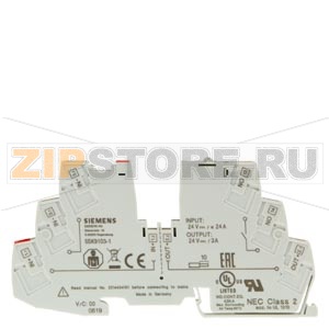 Автоматический выключатель Equipment elektronisch, 2A, DC 24V 1 auxilliary switch Siemens 5SK9102-1 