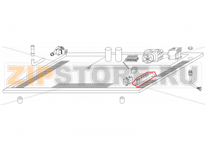 Supply terminal board Garbin 44 PX UMI  Supply terminal board Garbin 44 PX UMIЗапчасть на сборочном чертеже под номером: MOR239
