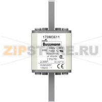 Предохранитель, 80 A, AC 690 В, 200 кА, size 1, 45x45x110 мм, aR, IEC UL Eaton FUSE 80A 690V 1