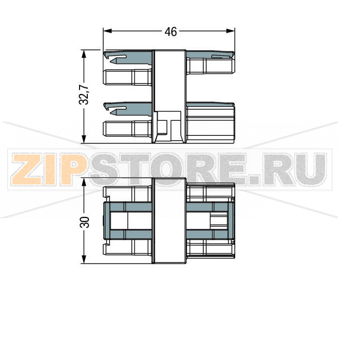 3-канальный распр. соединитель; 3-пол.; Код. P; 1 вход; 3 вывода; 2 фиксирующих рычага; красные Wago 770-907 Protected against mismating and maintenance-freeAdditional variable coding is possible....