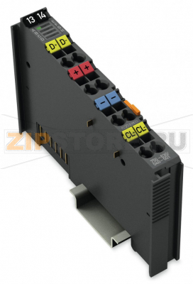 Интерфейс передатчика SSI; регулируемые; Extreme; - Wago 750-630/040-001 This module is an SSI interface for the direct connection to an SSI transmitter.After the module has given a clock pulse to the sensor, the module reads the incoming data and transmits it directly as a data word into the process image of the PLC or PC. It is possible to factory adjust different operating modes, transfer frequencies and bit widths by means of the control register.The power supply for the transmitter is derived internally from the power jumper contacts.The device is ideal for operation in extreme environments thanks to:Extended temperature rangeGreater immunity to impulse voltages and electromagnetic interferenceHigher vibration and shock resistance...