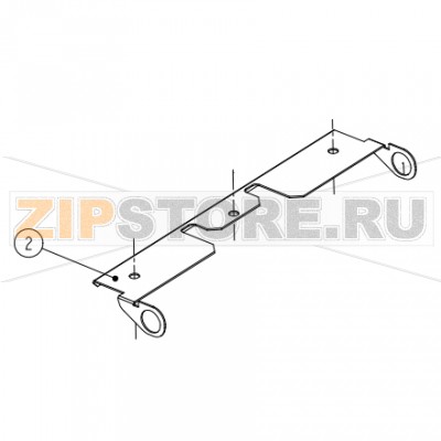 Пружина плоская для прижимного ролика Datamax A-4408 Mark II RH Пружина плоская для прижимного ролика Datamax A-4408 Mark II RHНазвание запчасти Datamax на английском языке: G2 SPRING FLAT 4" FOR PINCH ROLLER 
