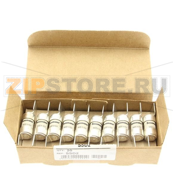 Предохранитель, 2 A, AC 240 В, 33 кА, BS88/E1, 12x47 мм, gL/gG, BS Eaton 2A 240V AC INDUSTRIAL FU 