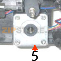 Assy, stepper motor/pulley Zebra P310i