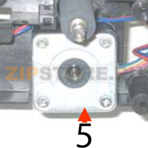 Assy, stepper motor/pulley Zebra P310i Assy, stepper motor/pulley Zebra P310iЗапчасть на деталировке под номером: 5