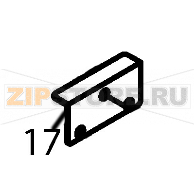 Rivet support Fagor FI-2700I Rivet support Fagor FI-2700IЗапчасть на деталировке под номером: 17Название запчасти Fagor на английском языке: Rivet support FI-2700I.