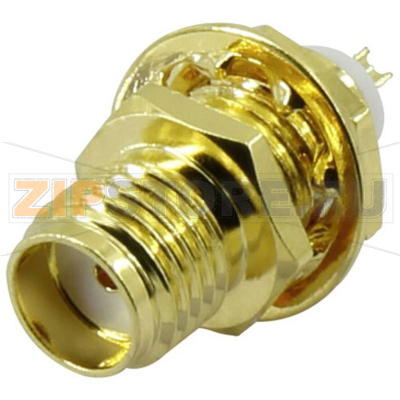 Разъем SMA, 50 Ом, 1 шт TRU Components 1372235 