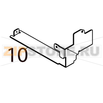 Rotary cutter frame B Toshiba TEC B-SX5T-TS22-QM-R Rotary cutter frame B Toshiba TEC B-SX5T-TS22-QM-RЗапчасть на деталировке под номером: 10