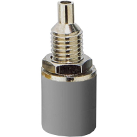 Гнездо лабораторное, Ø контакта: 4 мм, серое, 1 шт TRU Components 1582679