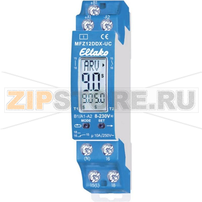 Реле времени 230 В, многофункциональное, 0.1 с-99 ч Eltako MFZ12DDX-UC 