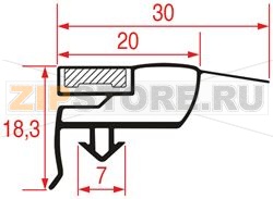 GUARNIZIONE AD INCASTRO 1638x663 mm 