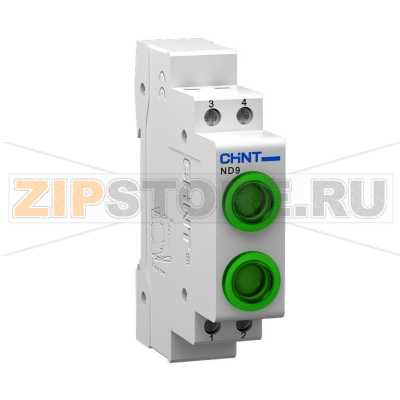 Индикатор 230 В, зеленый Chint ND9-2/GG 